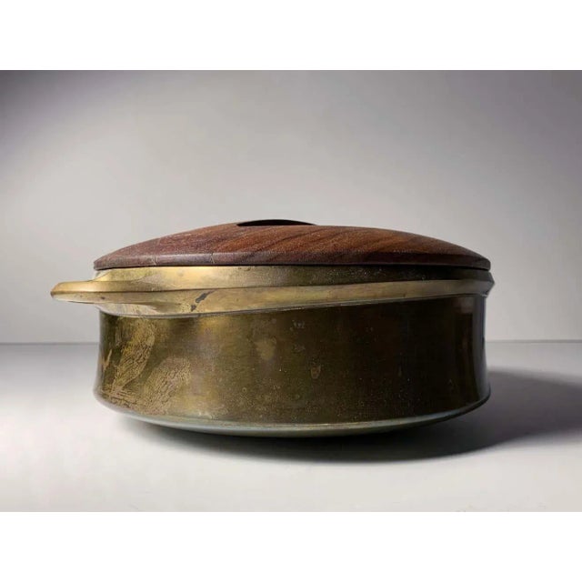 Brass Early Chafing Dish /Pot Designed by Jens Quistgaard for Dansk For Sale - Image 8 of 12