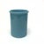 Late 20th Century Mixed Aqua and Turquoise Cylindrical Ceramic Vase Curation - Group of 7 For Sale - Image 4 of 12