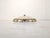Antique, Palace-Style Glass Ceiling Light with Brass Stylish, antique brass ceiling light with a frosted glass shade. A...