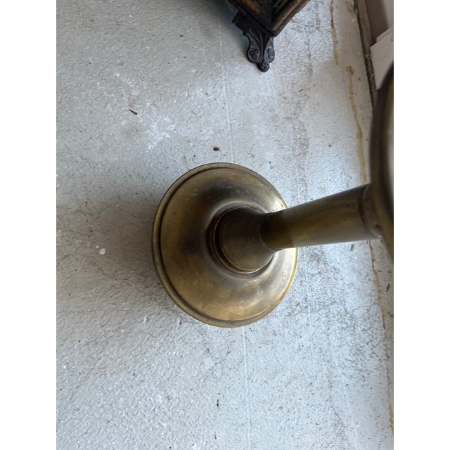 Antique Brass Cigarette Stand For Sale - Image 4 of 7
