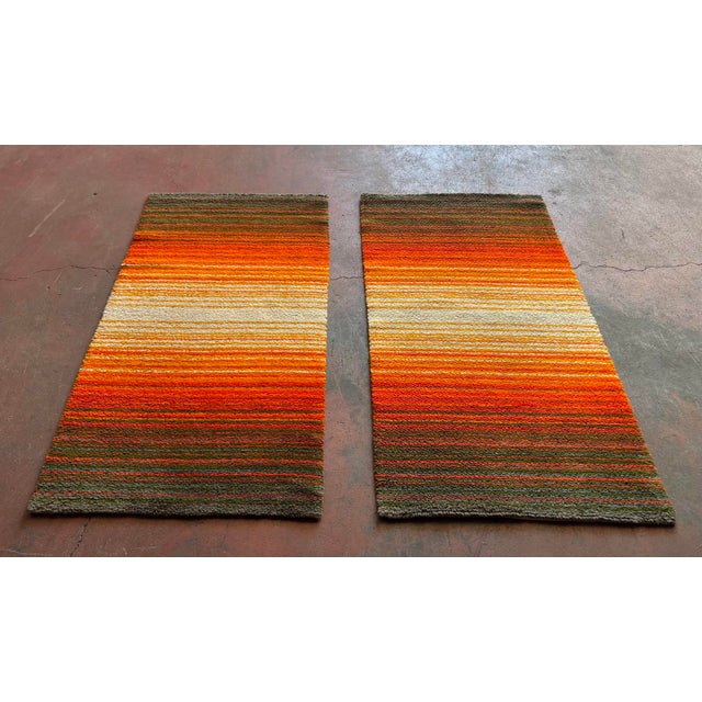 1970s Small Rugs in Wool attributed to Desso, 1970s, Set of 2 For Sale - Image 5 of 5