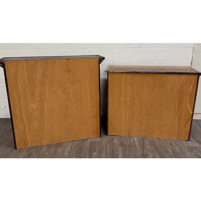 Antique American Primitive Farmhouse Solid Oak Step Back Cupboard For Sale - Image 17 of 17