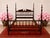 Antique Virginia Estate Walnut Queen Four-Poster Bed With Chippendale-Style Headboard For Sale In Austin - Image 6 of 6