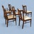 Garrison Furniture Walnut Dining Chairs, Set of Six, Mid-Century For Sale - Image 4 of 14