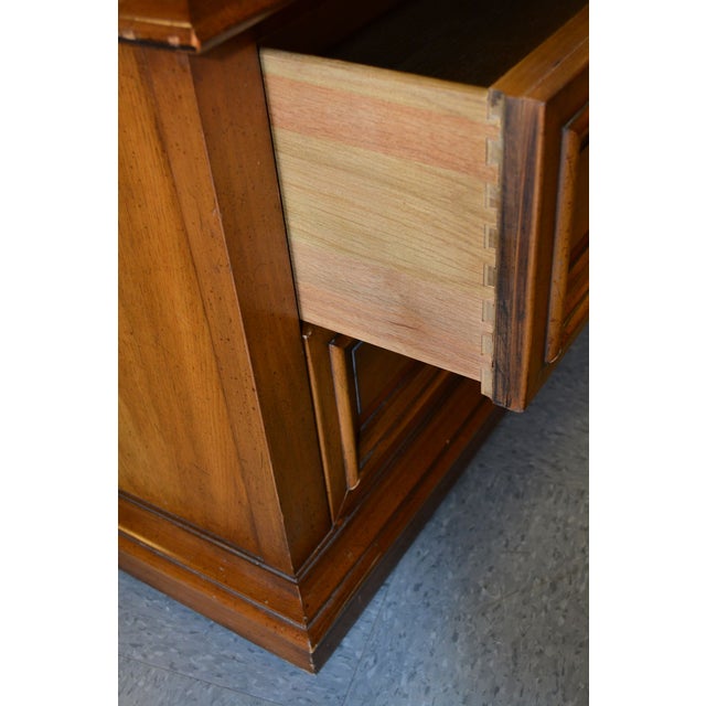 Vintage White Furniture Co. Gentleman's Dresser Armoire Doors Arched