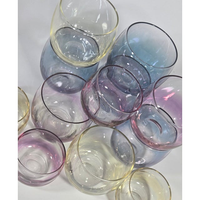 Pastel Iridescent Roly Polies- Set of Twelve For Sale - Image 11 of 12