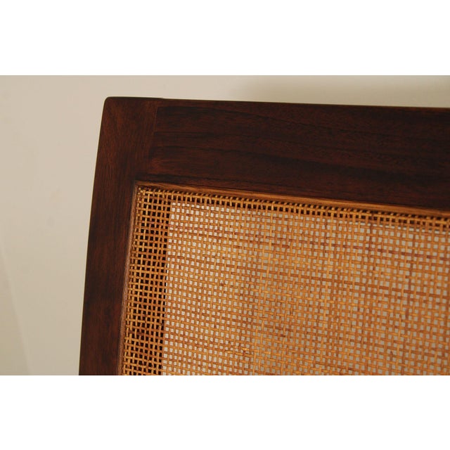 Brown Crate & Barrel Queen Size Dawson Bed For Sale - Image 8 of 12