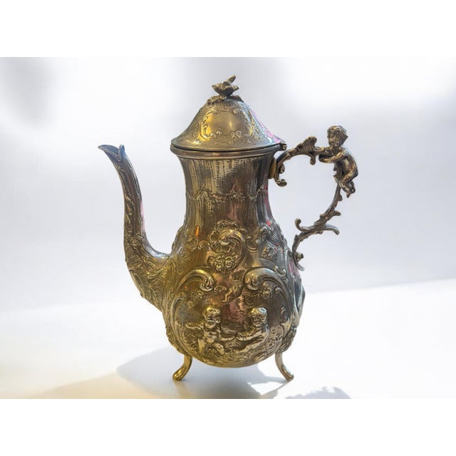 Art Nouveau Silver Coffee Pot, 1915 For Sale - Image 10 of 10