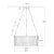 Visual Comfort Carrier & Company for Visual Comfort Signature Cadence Large Chandelier in Hand-Rubbed Antique Brass with Antique Mirror For Sale - Image 4 of 4
