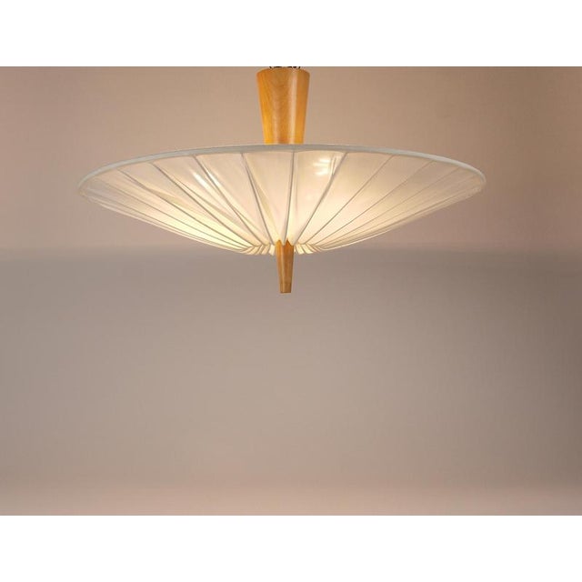 Mid-Century Dorn Uplight Flush Mount attributed to J. T. Kalmar for Kalmar, 1950s For Sale - Image 6 of 18