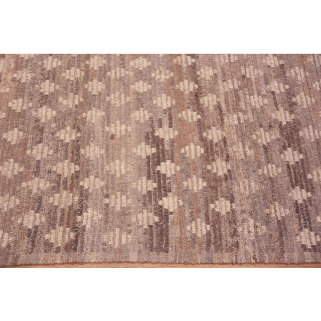 Modern Nazmiyal Collection Modern Runner Abrash Rug For Sale - Image 3 of 8
