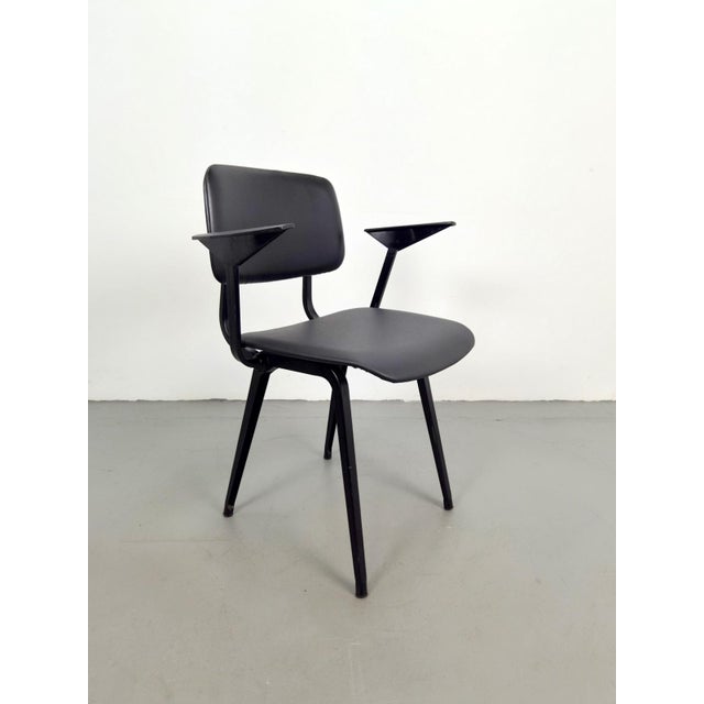 Metal Revolt Dining Chair by Friso Kramer for Ahrend de Cirkel, 1960s For Sale - Image 7 of 7