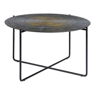 Concentric Gold Isola 600 Coffee Table by Disain1971 For Sale