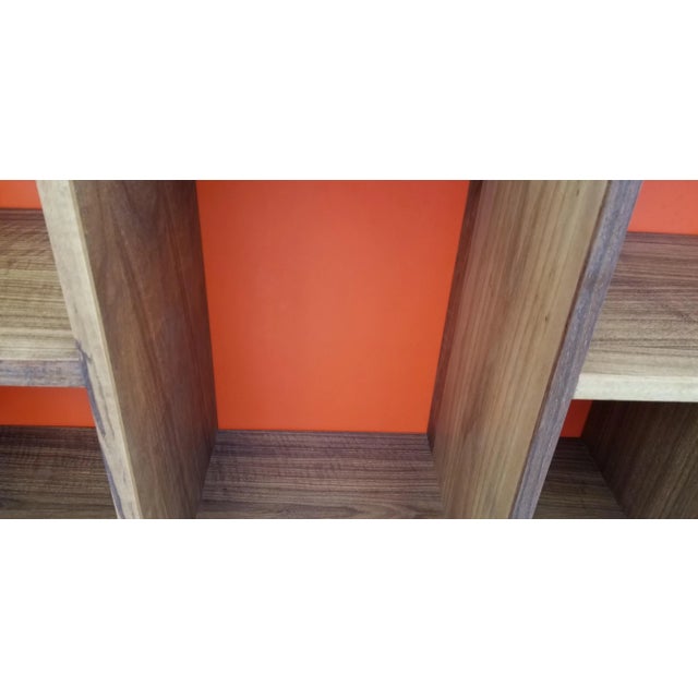 Lori's Custom Wooden Bookcase For Sale - Image 11 of 13