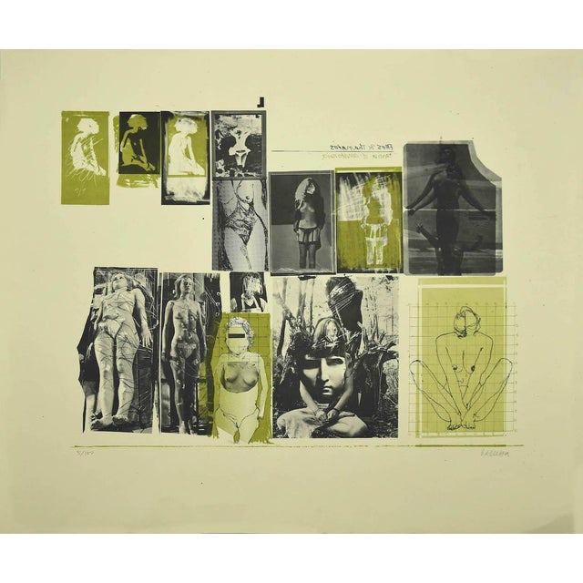 Nude is an original lithograph realized by sergio barletta in the 1970s. Hand-signed on the lower margin. Numbered on the...
