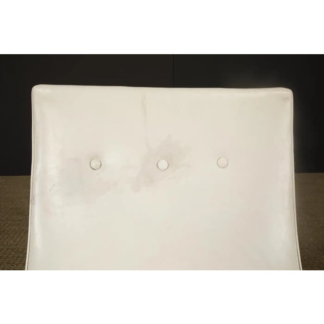 Linen Early Original Milo Baughman 'Scoop' Lounge Chair for James Inc / Thayer Coggin For Sale - Image 8 of 16