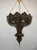 Moroccan Large Moroccan Moorish Pierced-Brass Chandelier With Glass Insets, Circa 1960 For Sale - Image 3 of 13