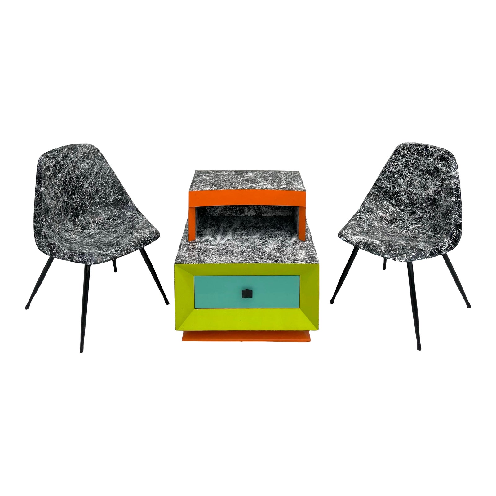 アート・デザイン・音楽 THE AMERICAN VINTAGE FURNITURE Mid Century Modern German Wood Console High End Hi-fi Kuba