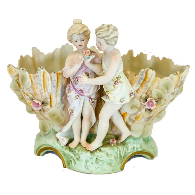 Early 20th Century German Kalk Bisque Figural Jardiniere For Sale In Atlanta - Image 6 of 6