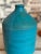 1960s Turquoise Matte Stoneware Vase 9.25”, Signed For Sale - Image 4 of 7