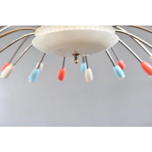 Mid-Century Sputnik Chandelier 1960s For Sale - Image 4 of 10