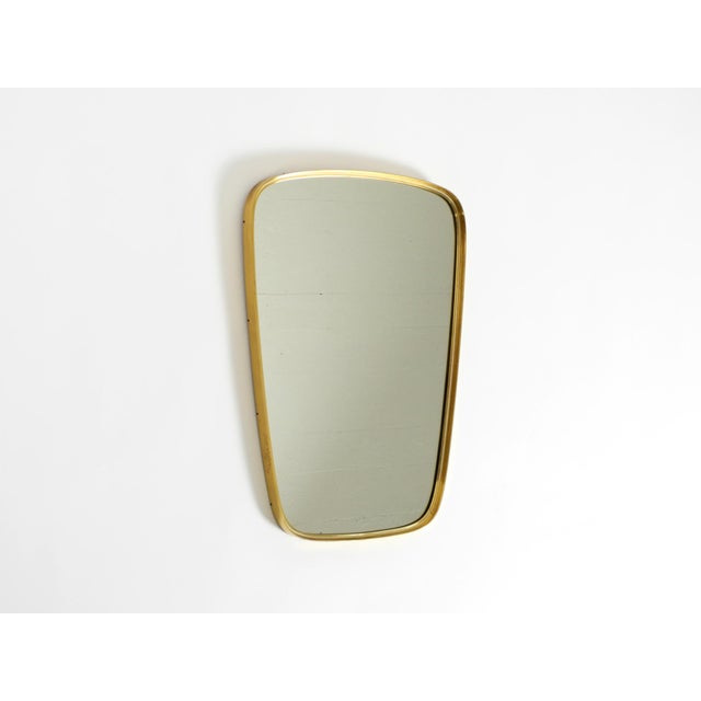 Mid-Century Modern Wall Mirrors with Brass Frames from Münchener Zierspiegel, 1950s, Set of 2 For Sale - Image 4 of 18