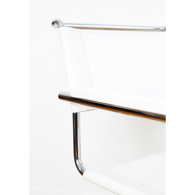Vintage Model S34 Armchair by Mart Stam for Thonet, 1970s, Set of 4 For Sale - Image 12 of 18