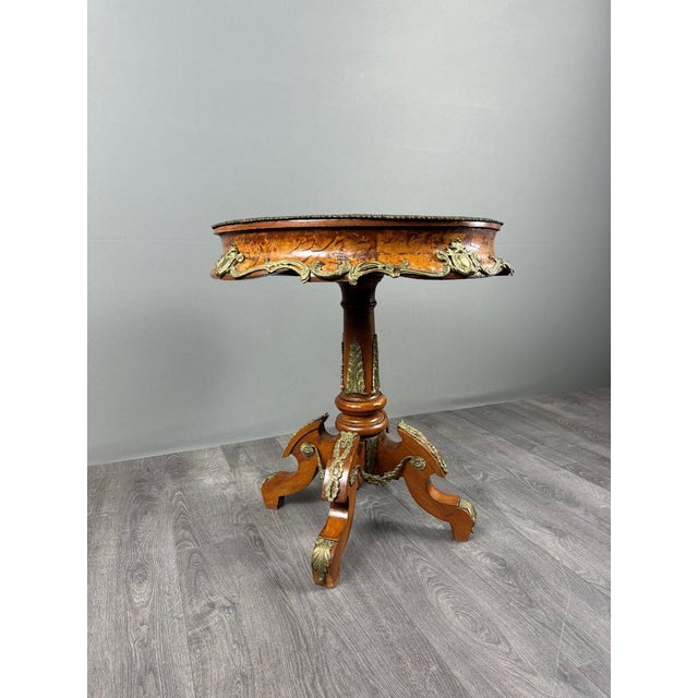 20th Century Louis XV Style Pedestal Table For Sale - Image 4 of 13