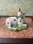 Ceramic 1980s Pair of Porcelain Recumbent Deer For Sale - Image 7 of 9