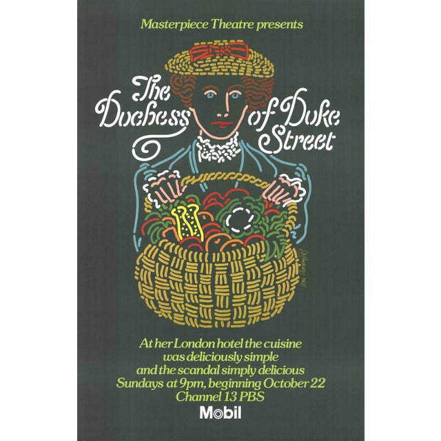 1990s Ivan Chermayeff 'The Duchess of Duke Street' Contemporary USA Offset Lithograph For Sale - Image 5 of 5