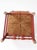 Vintage Red Ladder Back Rush Seat Chair For Sale - Image 16 of 18