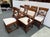 Wood Hickory Chair Company Empire Style Extension Dining Room Table + Six Chairs, Set For Sale - Image 7 of 12