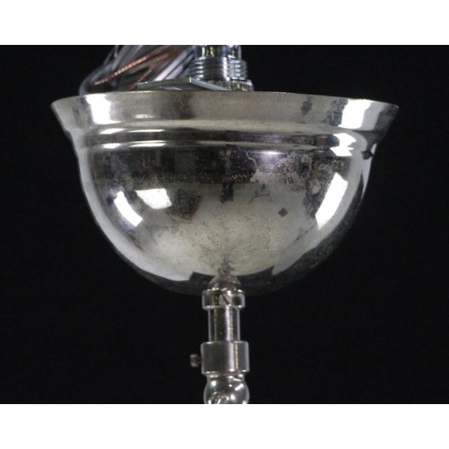 Restored Vintage 10 Arm Clear Crystal Chandelier For Sale - Image 12 of 12