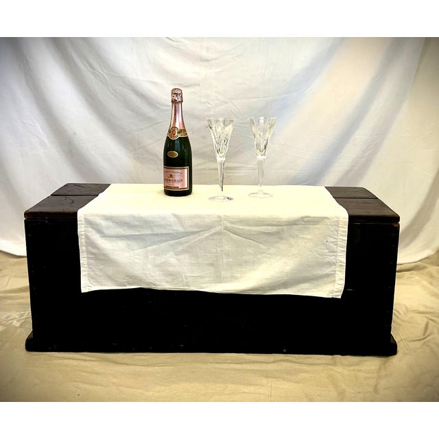 Black 19th Century Industrial Contractor's Tool Box For Sale - Image 8 of 8