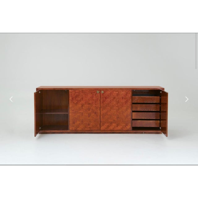 Wood 1960s Art Deco Credenza For Sale - Image 7 of 12
