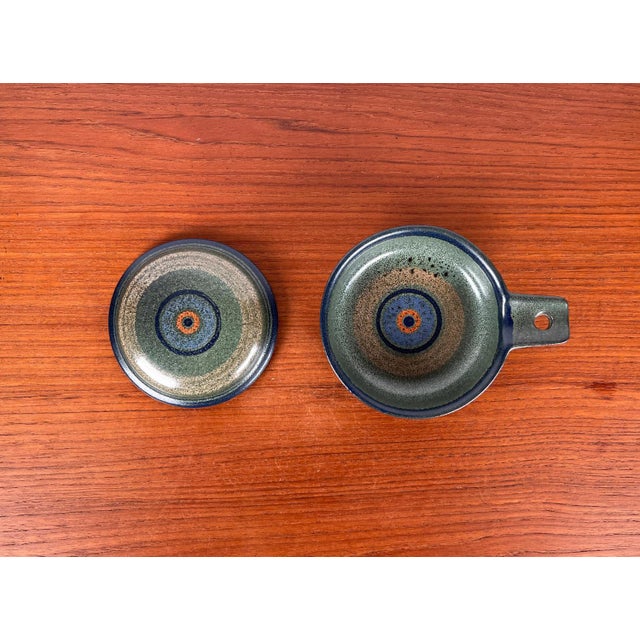 Mid-Century German Ceramic Bowl with Lid, 1960s For Sale - Image 6 of 16