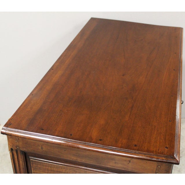 18th Century Italian Louis XVI Chest of Drawers in Walnut For Sale - Image 9 of 14
