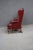 Hickory Chair Company Leather Queen Ann Style Wingback For Sale - Image 9 of 12