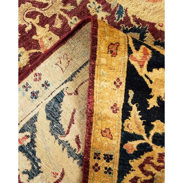 Mogul, One-of-a-Kind Hand-Knotted Area Rug in Red, 8' 0" x 10' 4" For Sale In New York - Image 6 of 8