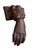 1990s Vintage Cast Iron Hand Door Knocker - Antique Victorian Style Architectural Hardware For Sale - Image 5 of 12