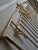 Brass Late 20th Century Art Nouveau King Brass Bed Frame by Elliott's Designs For Sale - Image 8 of 18