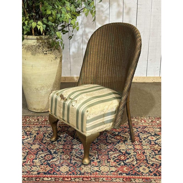 English Armchair from Lloyd Loom Company, 1930s For Sale - Image 10 of 11