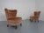 1950s Mohair Club Chairs from Adolf Wrenger, Germany, 1950s, Set of 2 For Sale - Image 5 of 14