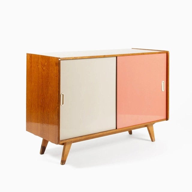 The famous u-450 series cabinet was designed in 1958 for czechoslovak national company interiér praha by czech designer...