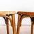 Large Honey Shield Back with Flat Curved-Edged Seat Dining Chairs from Ton, 1940s, Set of 4 For Sale - Image 7 of 11