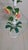 Vintage Hand-Painted Floral Tole Floor Lamp With Glass Table, Hollywood Regency For Sale - Image 10 of 15