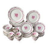 Wedgwood Creamware-8 Place-Settings-64 Pieces-"Williamsburg Husk"-1960's For Sale