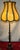 Gold Brass Floor Lamp with Fabric Shade from Unbekannt, 1920s For Sale - Image 8 of 11