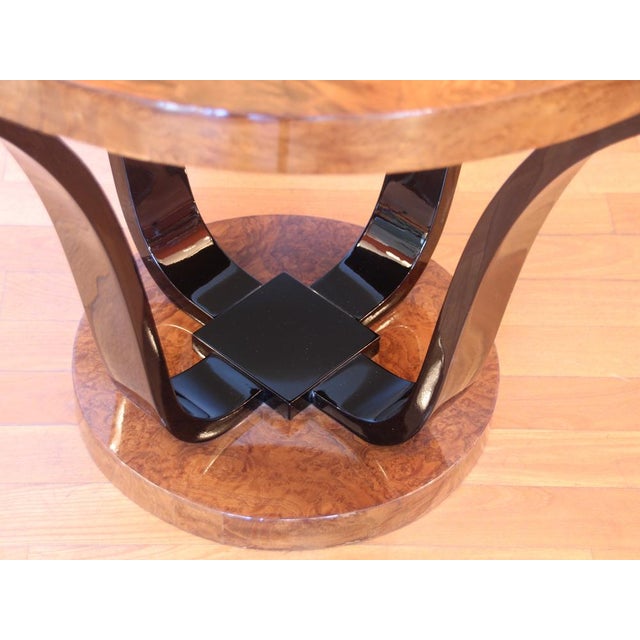 Wood Art Deco French Side Table, 1930s For Sale - Image 7 of 13