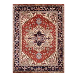 Pasargad Home Serapi Rust Wool Area Rug-11'11'' X 15' 0'' For Sale